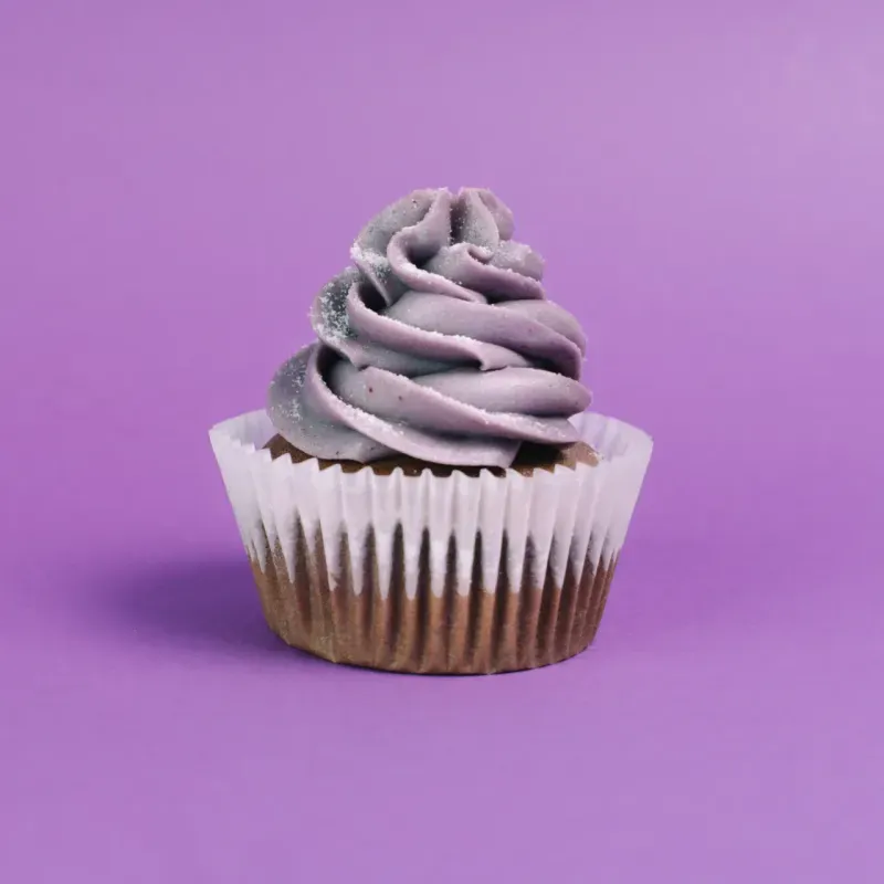 A slice of delicious muffin